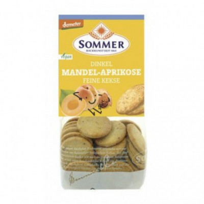 6 x Sommer&Co Bio Mandlové keksy s meruňkou, 150g