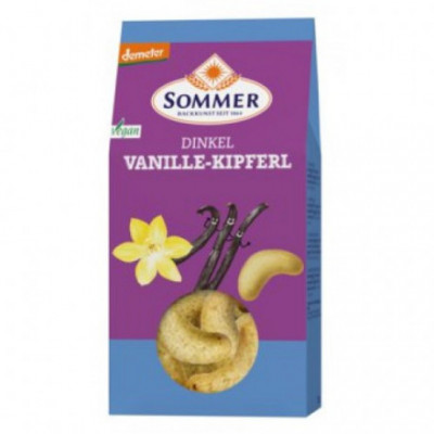 6 x Sommer&Co Špaldové rohlíčky vanilkové, 150g