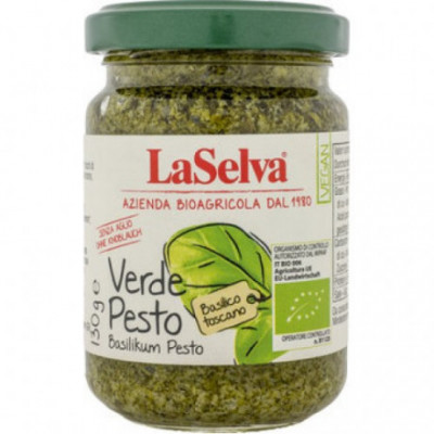 6 x LaSelva Bio Pesto Verde bez česneku, 130g