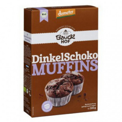 6 x Bauckhof Bio Směs na Muffiny čokoládová, 300g