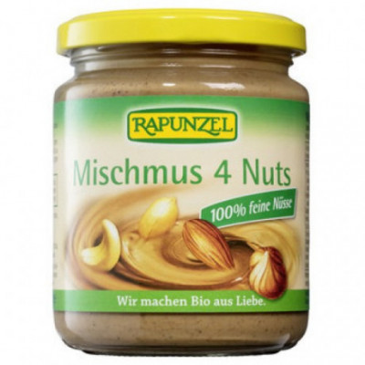 6 x Rapunzel Bio 100% ořechová pasta, 250g