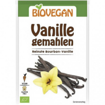 20 x BioVegan Bio Bourbon vanilka mletá, 5g