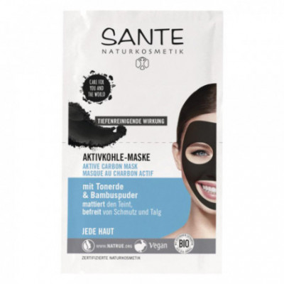 Sante Bio Černá maska na obličej 2x4ml, 8ml