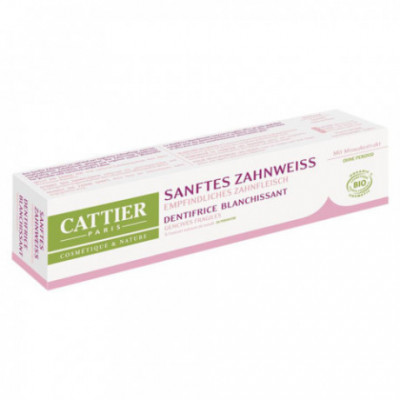 Cattier Bio Zubní pasta bělící, 75ml