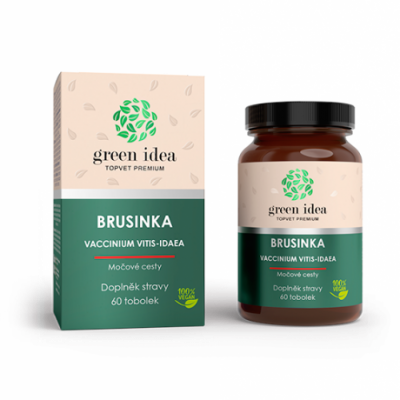 GREEN IDEA Brusinka obecná bylinný extrakt