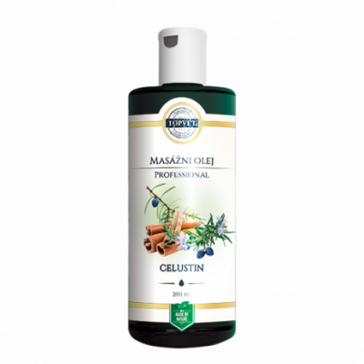 GREEN IDEA Celustin - masážní olej 200ml