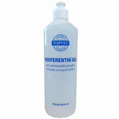 Indiferentní - vodivý gel 600ml Topvet GREEN IDEA