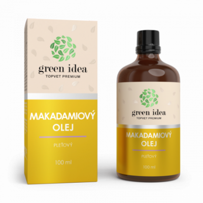 Makadamiový pleťový olej 100ml Topvet GREEN IDEA