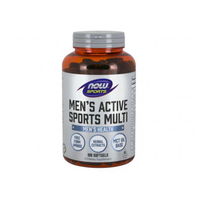 Now Men's Active Sports Multi (multivitamín pro aktivní...