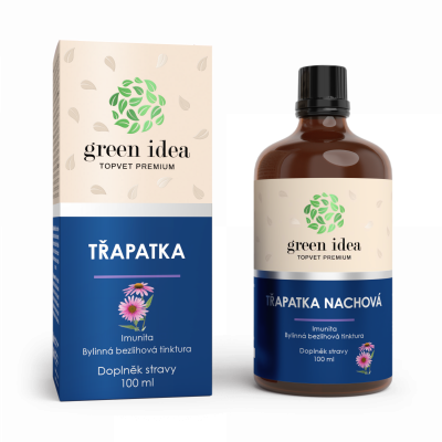 Echinacea - bezlihová tinktura 100 ml Topvet GREEN IDEA