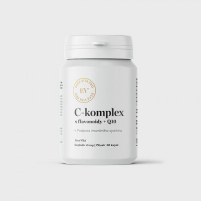 C-komplex s flavonoidy + Q10 60 kapslí Ecce Vita