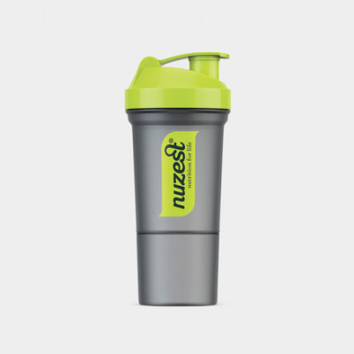Free shaker Green BPA with powder holder 350ml