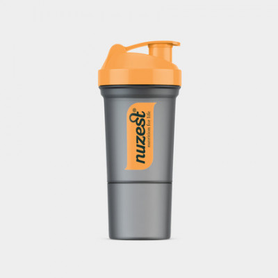 Free shaker Orange BPA with powder holder 350ml