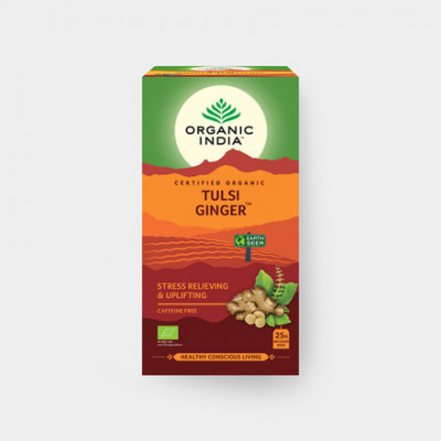Tulsi Ginger BIO, 25 sáčky Organic India