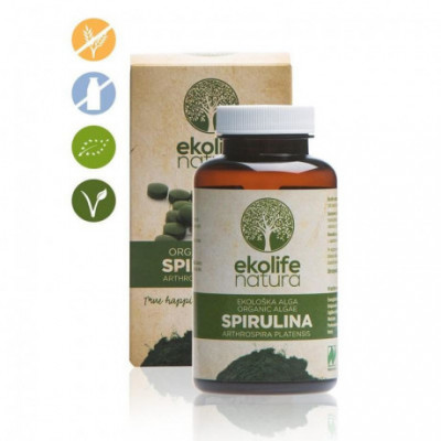 Algae Spirulina Organic 240 tablet (Bio řasa spirullina)...