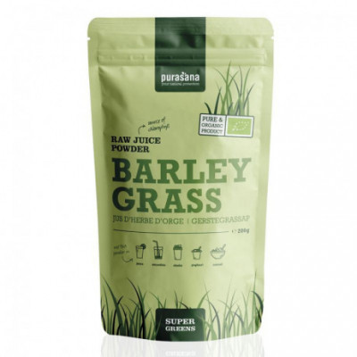 Barley Grass Raw Juice Powder BIO 200g (Zelený ječmen)...