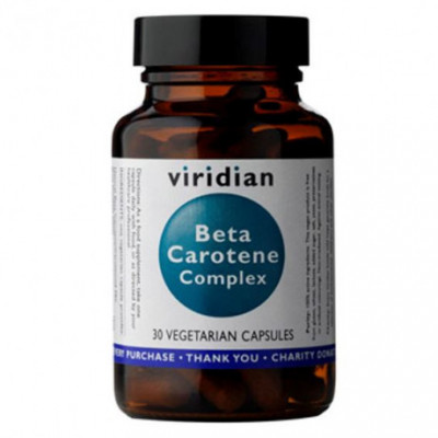 Beta Carotene Complex 30 kapslí (Beta karoten) Viridian