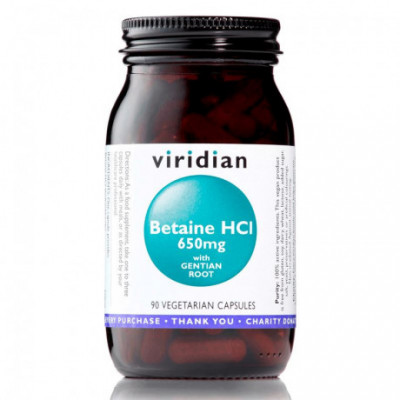 Betaine HCL 90 kapslí Viridian