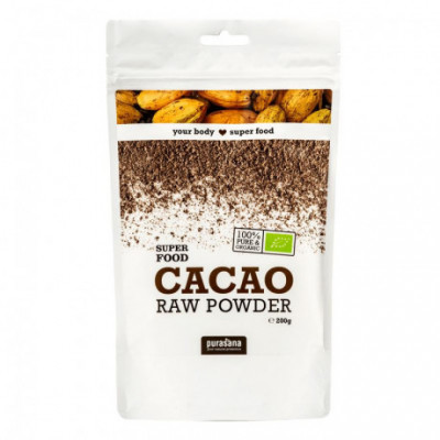 Cacao Powder BIO 200g (Kakaový prášek) Purasana
