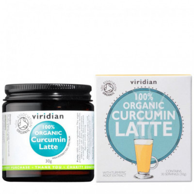 Curcumin Latte 30g Organic Viridian