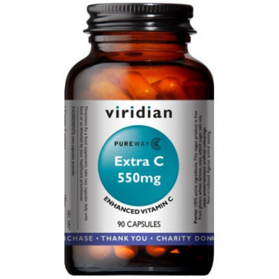 Extra C 550mg 90 kapslí (Vitamín C 550mg) Viridian