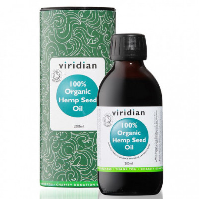 Hemp Seed Oil 200ml Organic Viridian