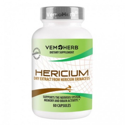 Hericium 60 kapslí (Extrakt z Korálovce ježatého) VemoHerb