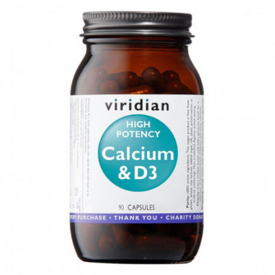 High Potency Calcium and D3 90 kapslí (Vápník s vitamínem...