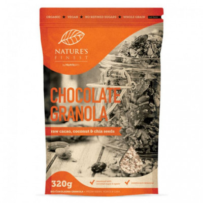 Chocolate Granola Bio 320g (Pražené čokoládové müsli)...
