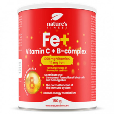 Iron + Vitamin C + B-Complex 150g (Železo + Vitamín C +...