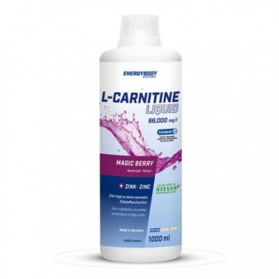 L-Carnitin Liquid + Stevia 1000ml magic berry