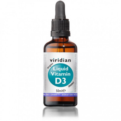 Liquid Vitamin D3 2000iu 50 ml Viridian