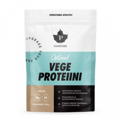 Optimal Vegan Protein 600g čokoláda Puhdistamo