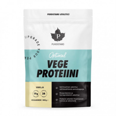 Optimal Vegan Protein 600g vanilka Puhdistamo