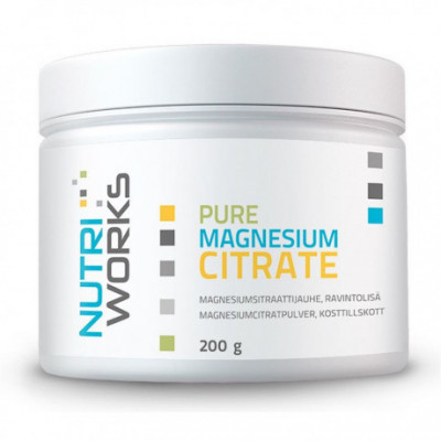 Pure Magnesium Citrate 200g (Čistý citrát hořečnatý)...