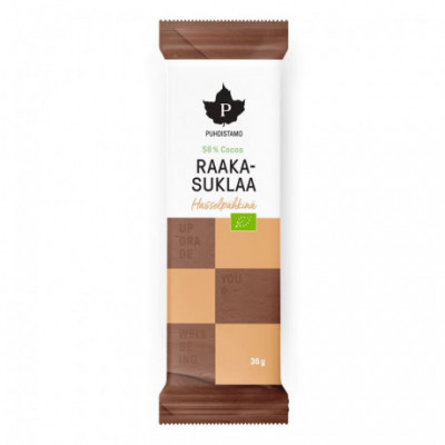 RAW Čokoláda BIO 36g lískový oříšek 58% kakaa...
