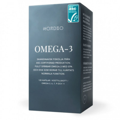 Scandinavian Omega-3 Trout Oil 120 kapslí Nordbo