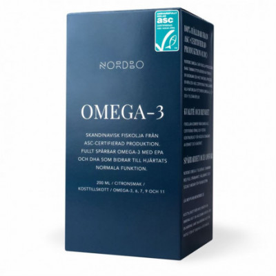 Scandinavian Omega-3 Trout Oil 200 ml Nordbo