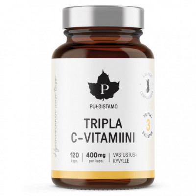 Triple Vitamin C 120 kapslí Puhdistamo
