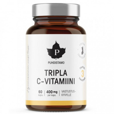 Triple Vitamin C 60 kapslí Puhdistamo
