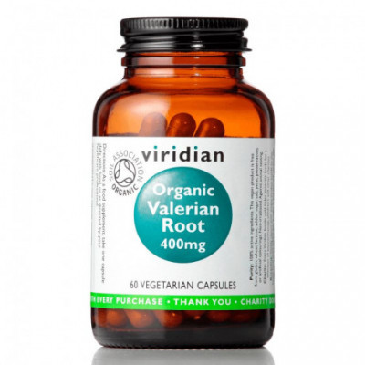 Valerian Root 400mg 60 kapslí Organic Viridian
