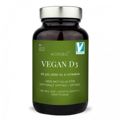 Vegan D3 90 kapslí Nordbo