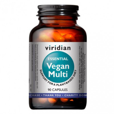 Vegan Multi 90 kapslí (Multivitamín pro vegany) Viridian