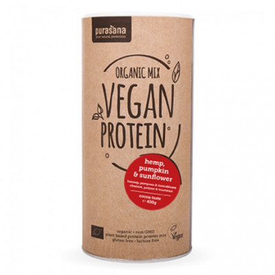 Vegan Protein MIX BIO 400g kakao (dýně, slunečnice,...