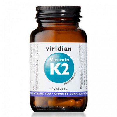 Vitamin K2 30 kapslí Viridian