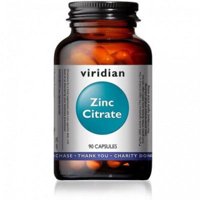 Zinc Citrate 90 kapslí (Zinek) Viridian