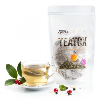 TEATOX-Denní bylinný čaj na hubnutí 30ks CHIA SHAKE