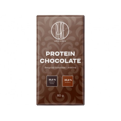 Proteinová mléčná čokoláda 80 g BRAINMAX