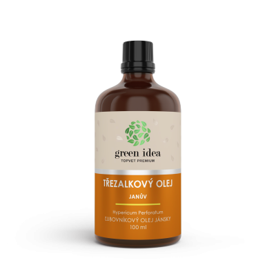 Třezalkový bylinný olej (Janův) 100 ml Topvet GREEN IDEA