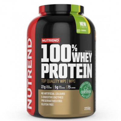 100% Whey Protein 2,25kg kiwi banán Nutrend
